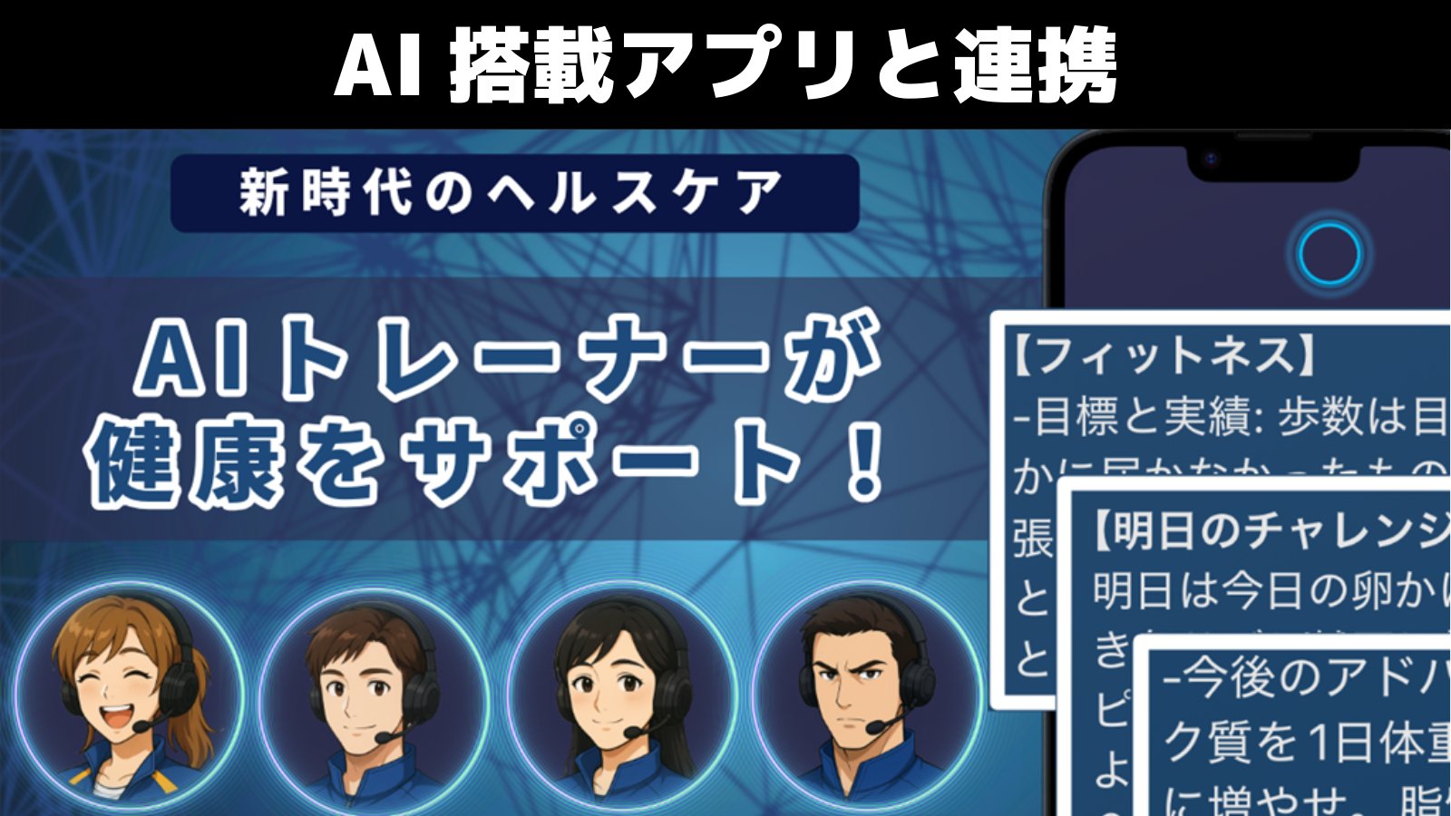 AI搭載アプリと連携