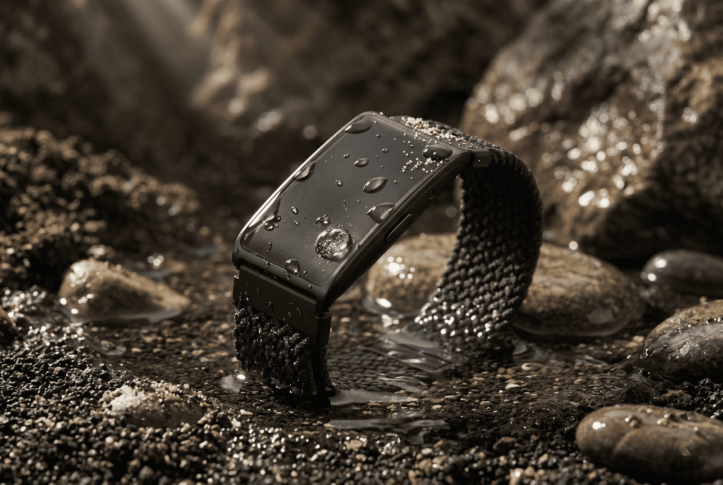 防水・防塵 IP68等級のMYAKU BAND